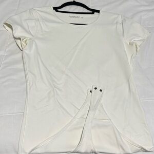 Abercrombie & Fitch Cream Bodysuit Top